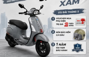 Lái thử và cảm nhận Vespa, Aprilia, Piaggio ngày 30.05.2026.